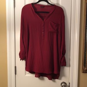 Maroon Blouse